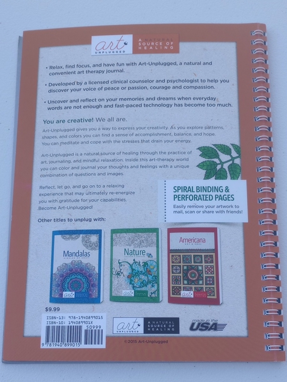 New Art Unplugged Adult Coloring Books - Animals, Playful Patterns, Mandalas - Picture 3 of 7